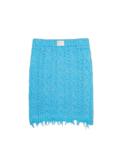 Twisted Flower Knit Cardigan Halter Skirt Set【s0000011570】