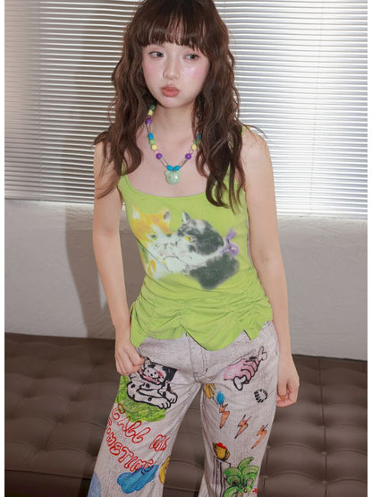 Bubble Pumped Pleated Suspenders【s0000013334】