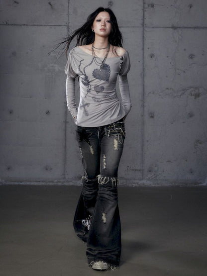 Long Sleeve Knit Bottom Shirt【s0000013465】