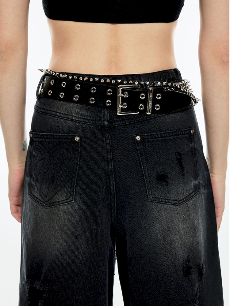 Heavy Duty Studded Punk Style Belt [s0000006304] 