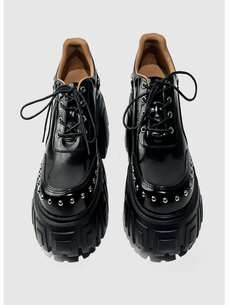 Studded Y2K Muffin Platform Shoes【s0000015714】