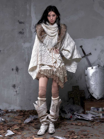 Heavy Work Irregular Piece Culottes【s0000014654】