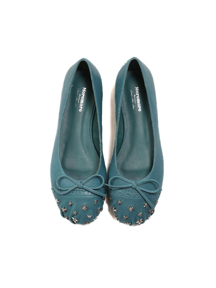 Baroque Star Studded Pleated Shoe【s0000016413】
