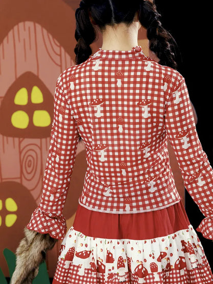 Red Mesh Sun Protection Base【s0000013936】