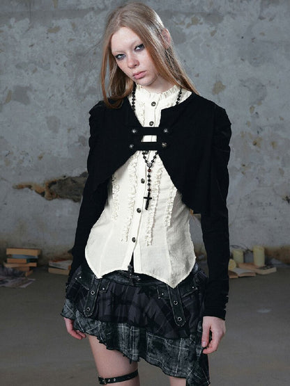 Vintage Layered Cardigan Shirt【s0000018515】
