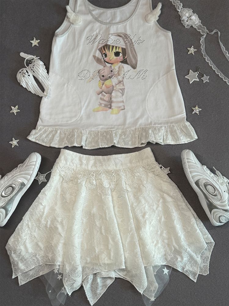 Rhinestone Camisole Tank Top【s0000012675】