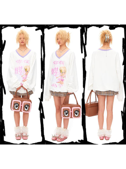 Are You Dreaming Printed Sweater【s0000016041】