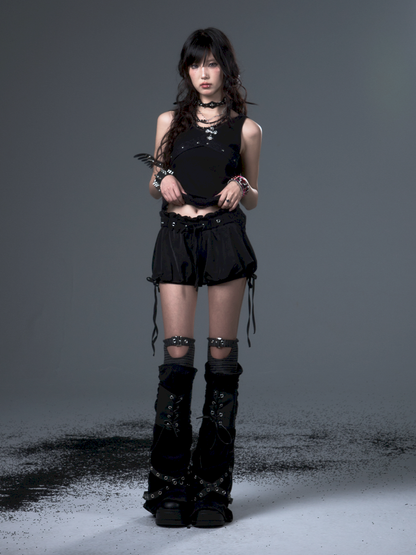 Bow Tie Rope Satin Pod Puffy Skirt【s0000012441】