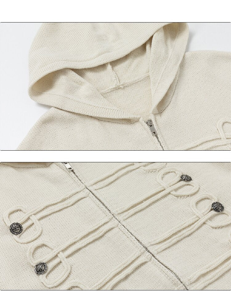 Chain Vintage Napoleon Hooded Sweater【s0000018546】