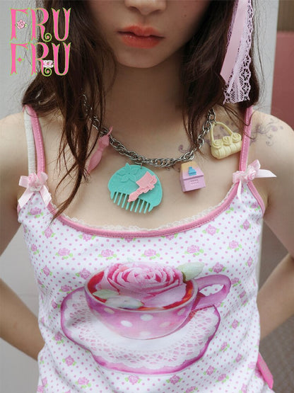 DIY Comb Adjustable Y2K Necklace【s0000017767】