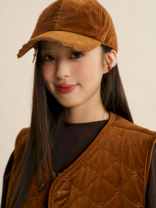 Doing the old design velvet baseball cap【s0000006020】