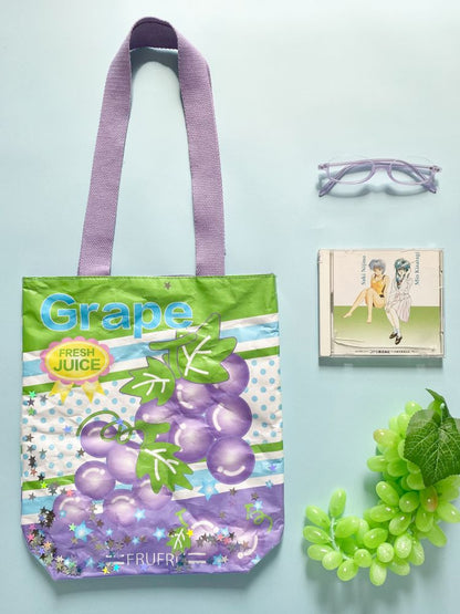 Colorful fruit print shoulder bag【s0000012861】