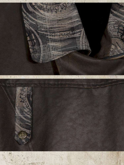 Oversized Fleece-Lined Flight Jacket【s0000014483】