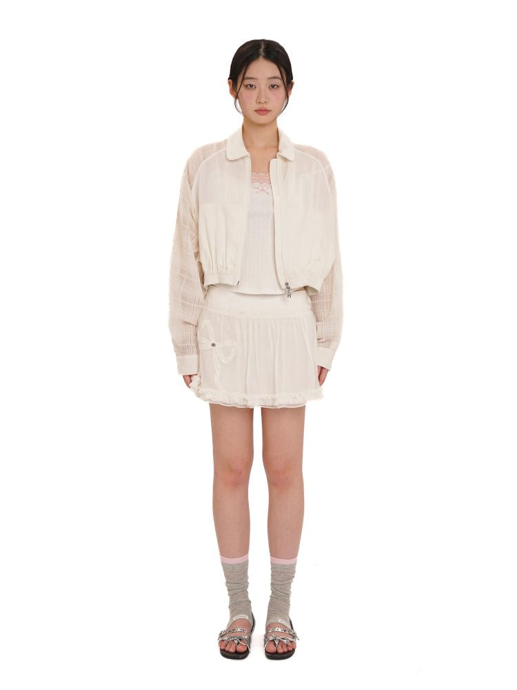 Lightweight bustier short skirt【s0000013453】