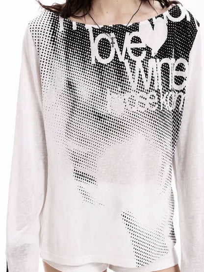 Lyocell Off-Shoulder Long Sleeve【s0000018293】