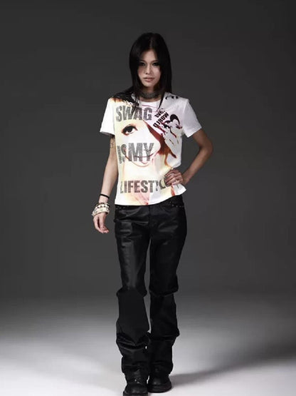 Millennium Rhinestone T-Shirt【s0000018265】