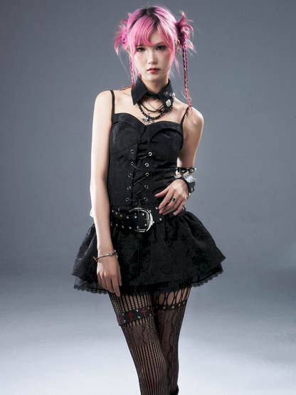 Tie-up Waist Strap Dress【s0000012943】