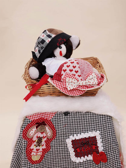 Patchwork Bow Remake Pot Hat【s0000019286】