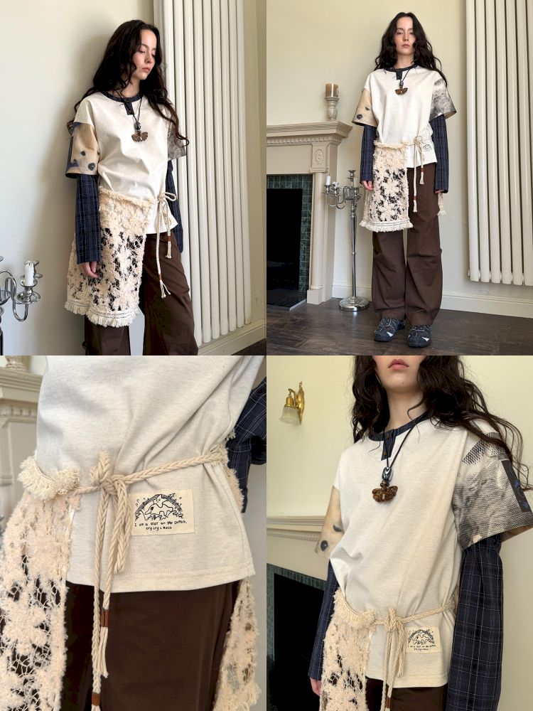 Fake two pieces T-shirt【s0000013511】