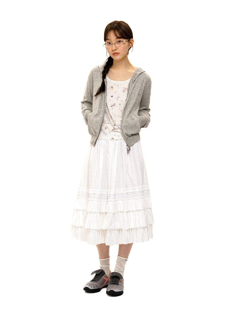 Heavy Works Layered Lace Skirt【s0000016092】