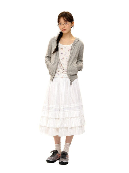 Heavy Works Layered Lace Skirt【s0000016092】