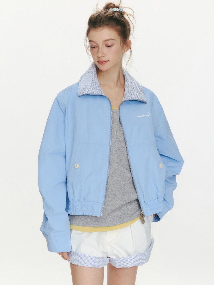 Youthful Melody Plaid Patchwork Coat【s0000015682】