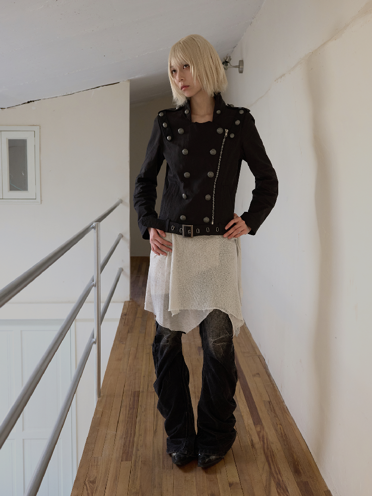 Mid-Century Vintage Napoleon Coat【s0000016952】