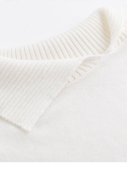 Ripped Stripe Print Wool Knitwear【s0000015448】