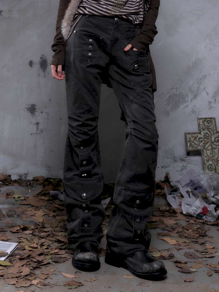 Flared Suede Casual Pants【s0000014460】