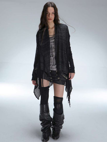 Slim Wandering Wind Tassel Cardigan【s0000014713】