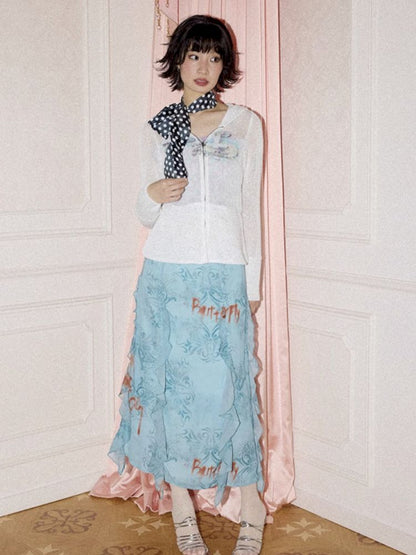 Wallpaper High Waist Skinny Skirt【s0000012269】