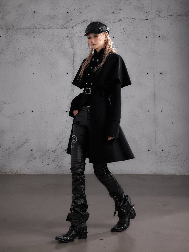 Modern Court Heiress Wool Cape Jacket【s0000019150】