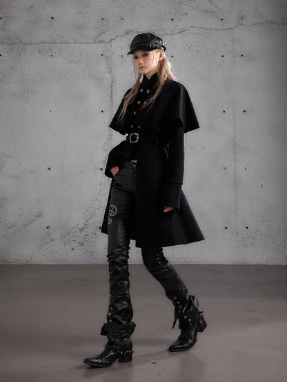 Modern Court Heiress Wool Cape Jacket【s0000019150】