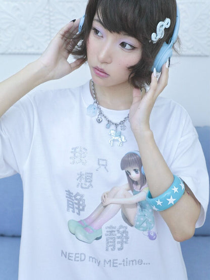 Sparkling Print Short Sleeve Tee【s0000017130】