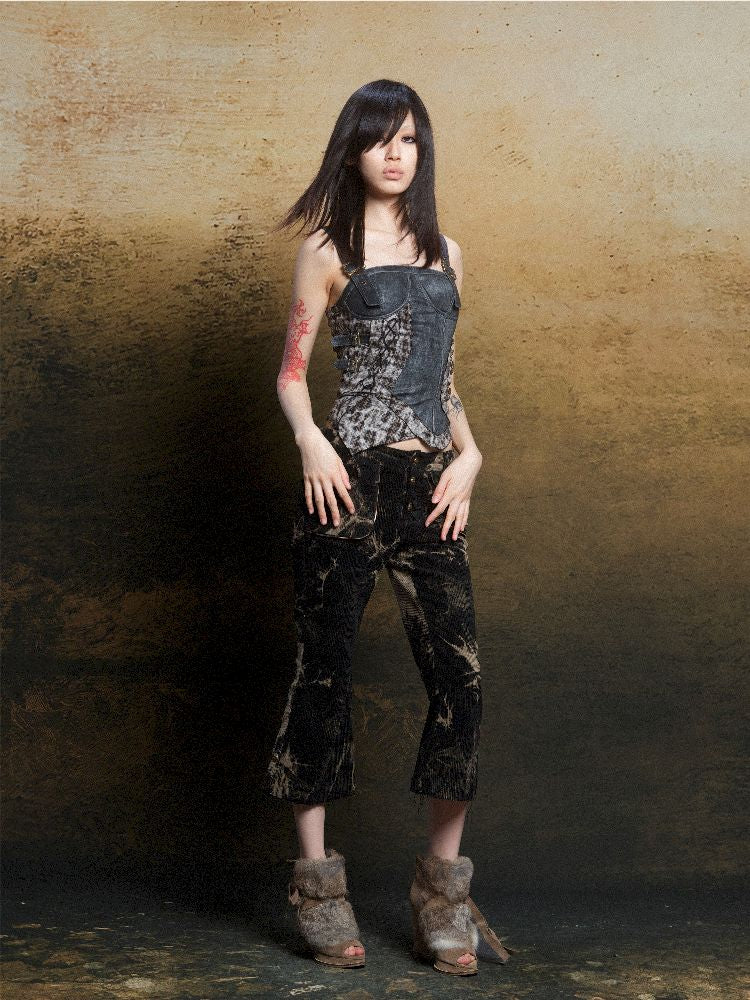 Tie-Dye Micro Low Waist Pants【s0000011817】