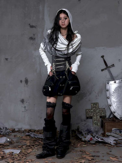 Workwear Flower Bud Skirt【s0000014463】