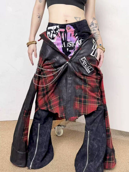 Stained Shirt Jacket【s0000013715】