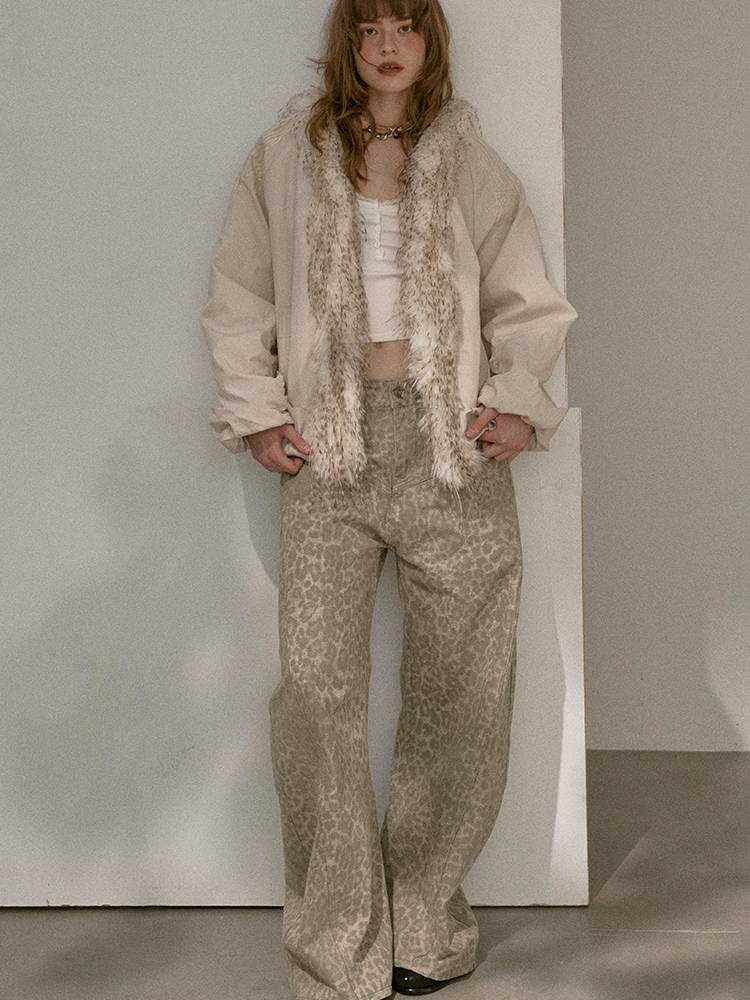 Straight-Leg Wide-Leg Jeans【s0000014389】