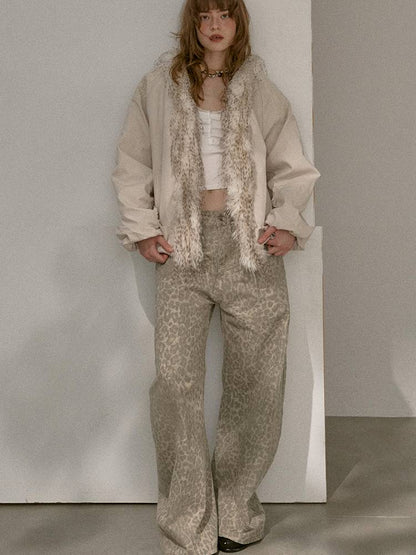 Straight-Leg Wide-Leg Jeans【s0000014389】