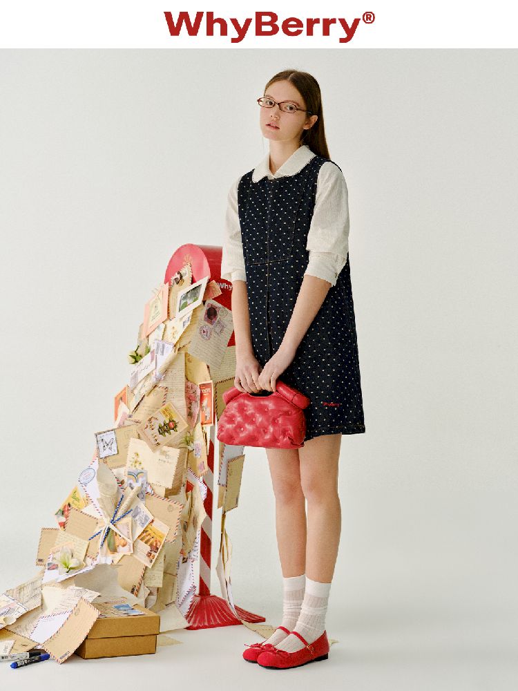 Polka Dot Sleeveless Dress【s0000011964】