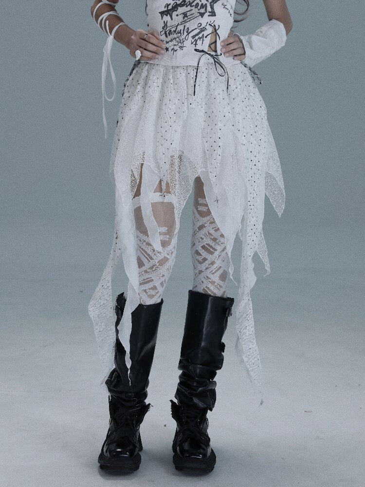 Irregular Splicing Broken Skirt【s0000016716】