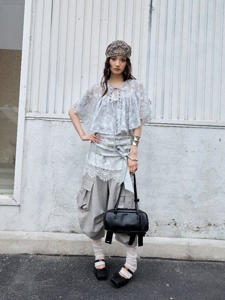 Sea Salt Lace Patchwork Camisole【s0000016867】