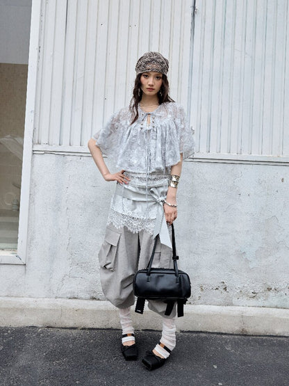 Sea Salt Lace Patchwork Camisole【s0000016867】