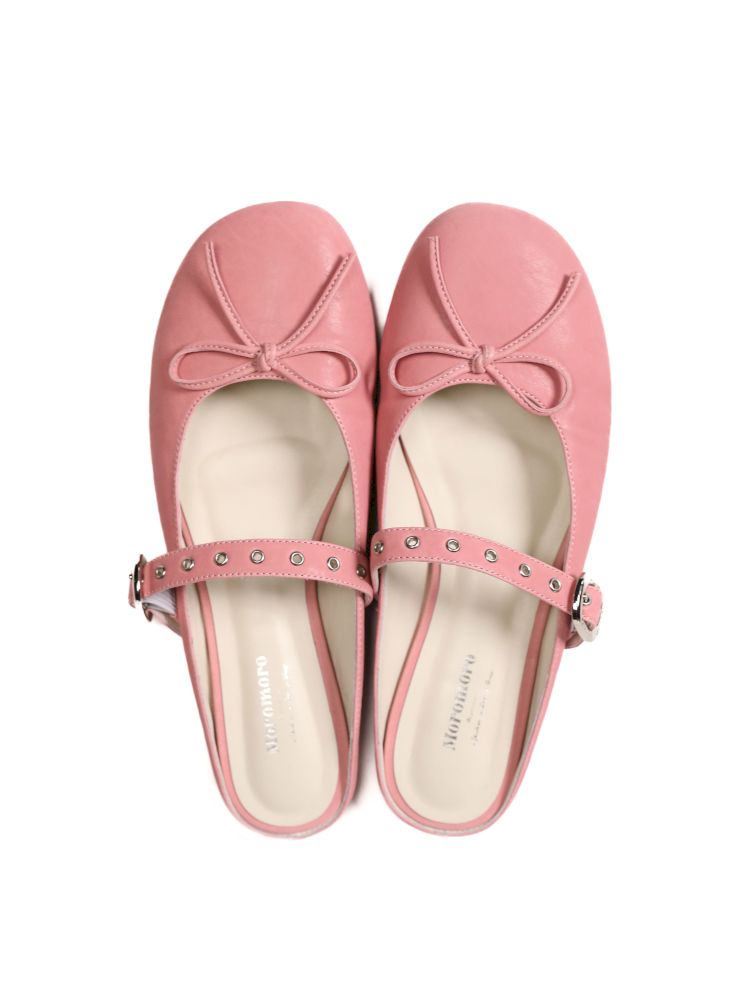 Carved Single Buckle Ballet Shoes【s0000013439】