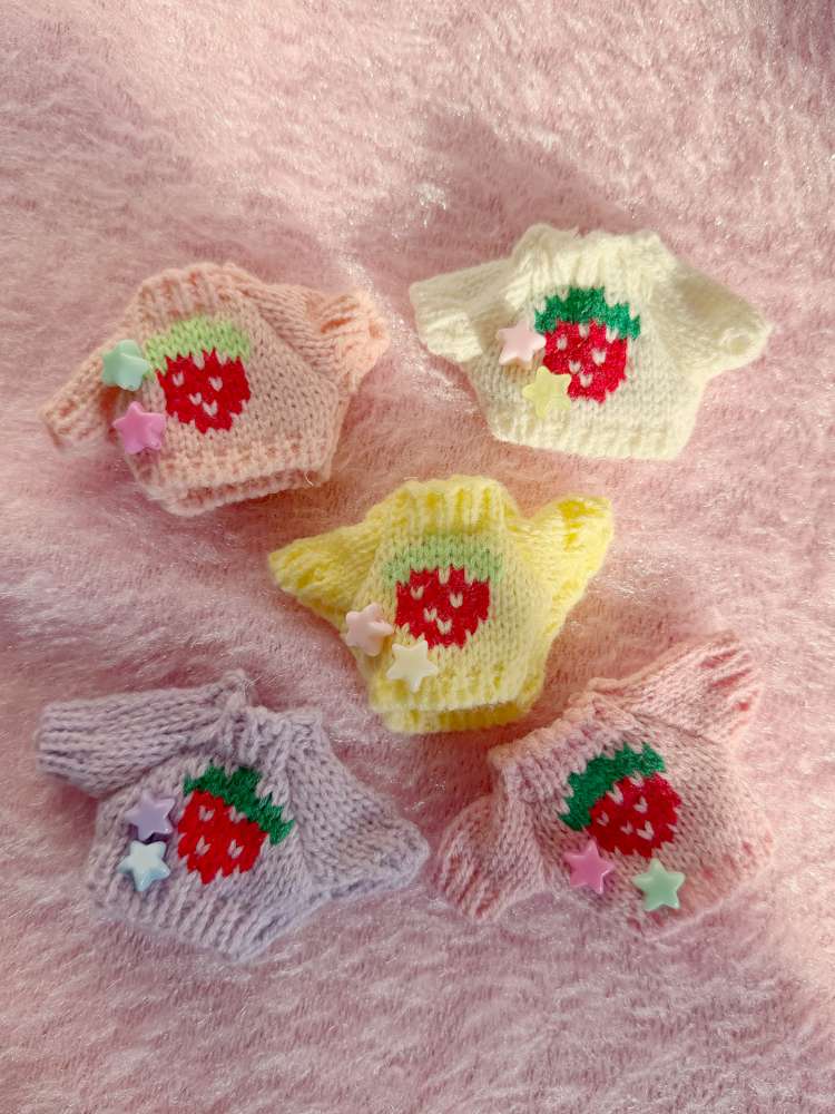 Strawberry Knitted Hair Accessories【s0000015112】