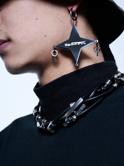 High-End Leather Beaded Necklace【s0000018832】