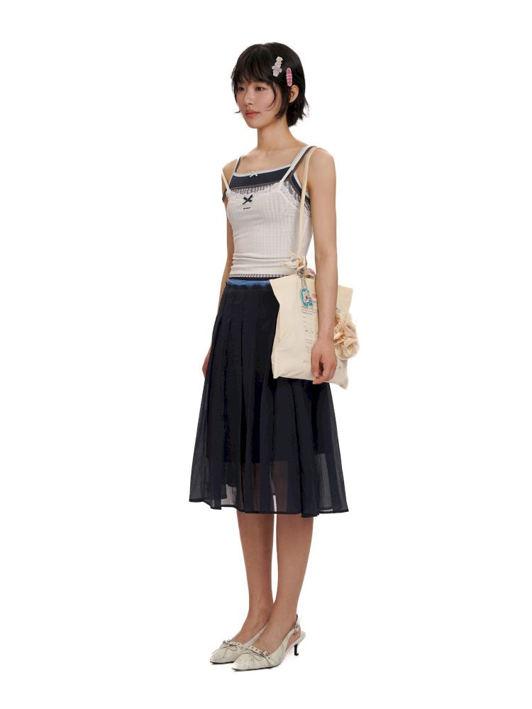 Elastic Waist Head Peplum Half Skirt【s0000012495】