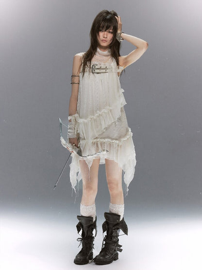 Lace Armor Embroidered Sundress【s0000017043】