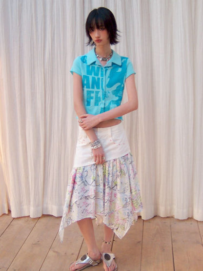 High-Waisted A-Line Skirt【s0000012957】