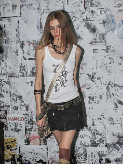 Leopard Print Pit Texture Vest【s0000016641】